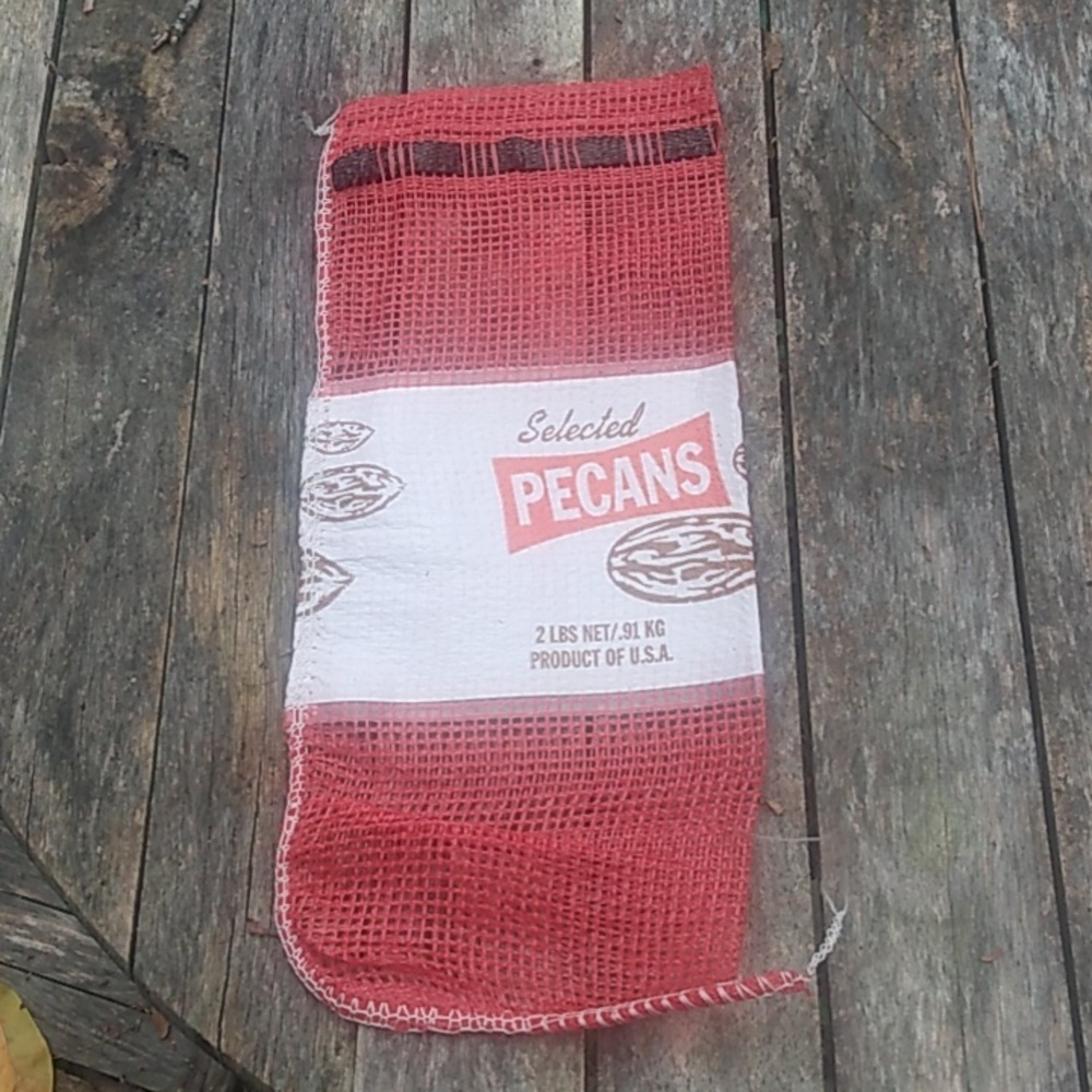 COPY - One Dozen Small Pecan Red Mesh Bags